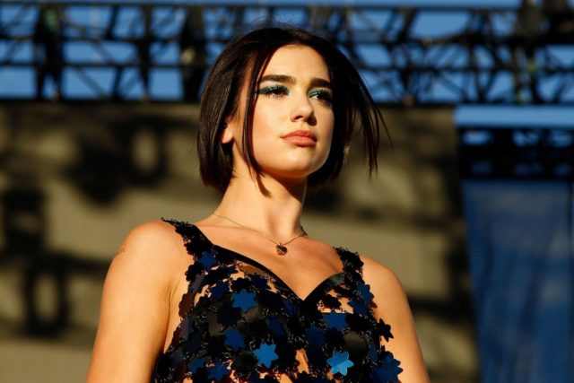 Female pop stars Dua Lipa